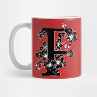 Beautiful letter f Mug